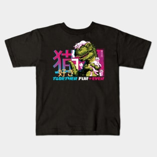 CatSoki T-rex Kids T-Shirt